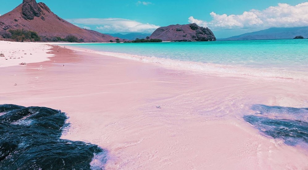 Pink Beach, Indonesia